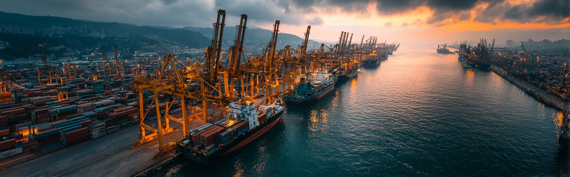 Port aerial view — Connected Solutions